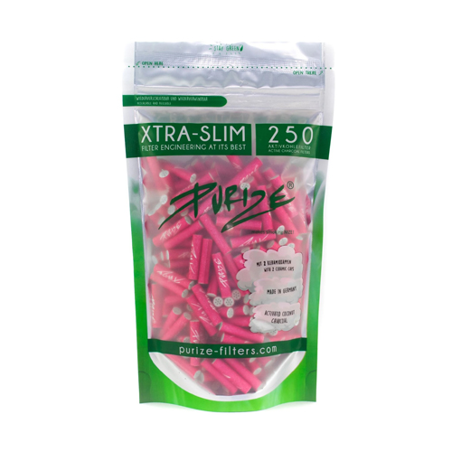 PURIZE Activated Carbon Filter Pink 1x250, 5.9mmø, XTRA