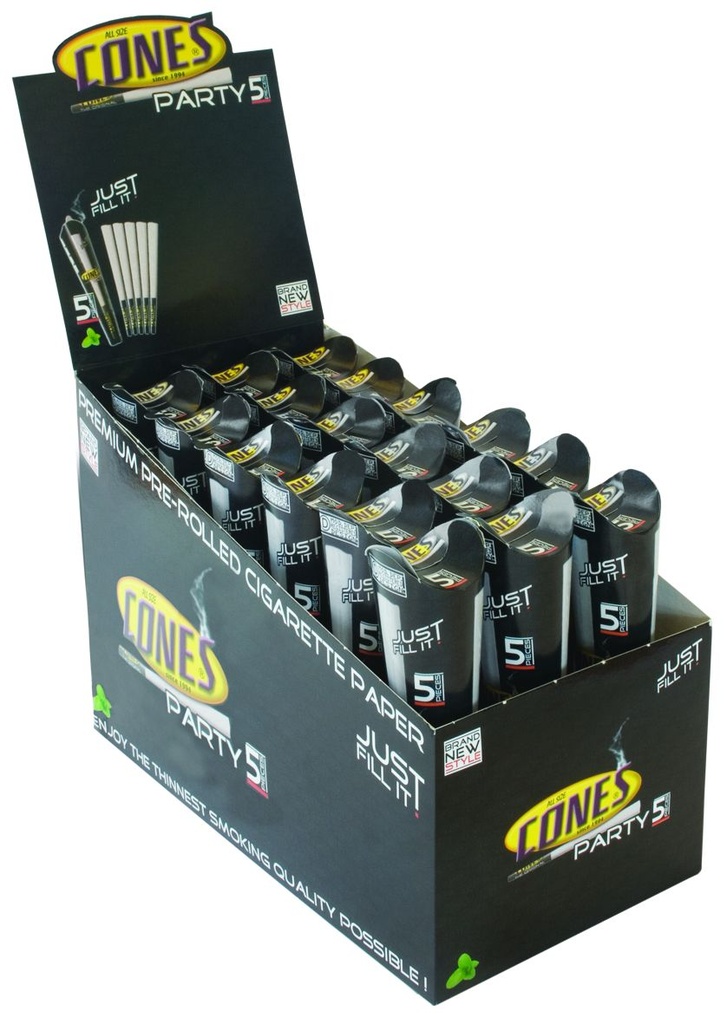 Party Cones 140 mm Display VE 18 X 5