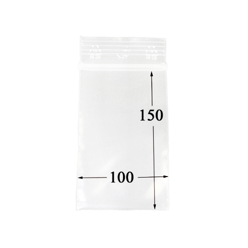 Polybeutel 10 mal 15 cm, 100er Beutel