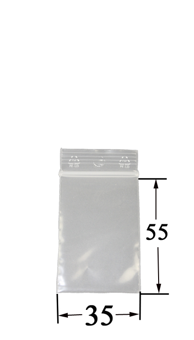Poly Bag 3.5 X 5.5 Cm, Pack Of 100