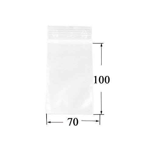 Polybeutel 7 mal 10 cm, VE 100