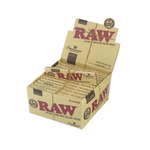 RAW Classic Connoisseur KingSize Slim+Tips, VE24