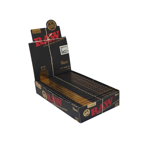 RAW Papers 1/4, VE24, 50 Leaves, Black