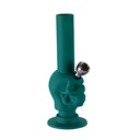 Rubber Bong, 15 cm High, Mini Skull, 1 Piece
