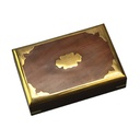Saranpur box, wood, brass