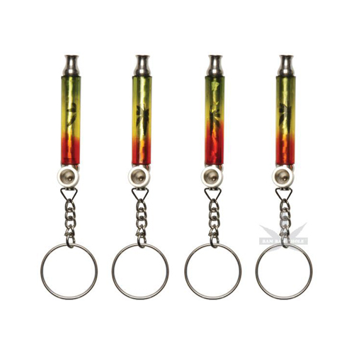Schlüsselpfeife-rasta-7cm