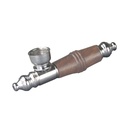 Screw-in pipe, metal + wood, boom effect, 9.5 cm