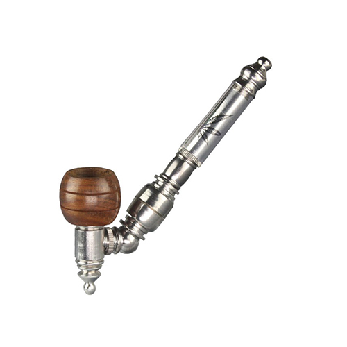 Screw pipe, angled, 13 cm