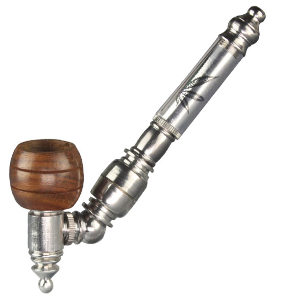 Screw pipe, angled, 13 cm