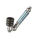 Screw pipe, angled, 9.5 cm long