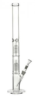 Heavy, Tall 5 mm Bong, 2 X 4-arm Percolator, 60 cm