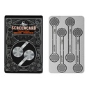 Screencard Hanging Screens 12mmø, 8 Screens Metal Card