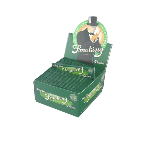 Smoking Hanfpapier grün-VE50