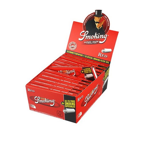 Smoking Red King Size VE24 Tips
