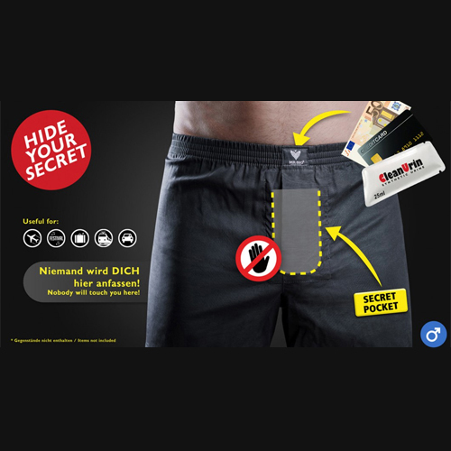 Special Underwear With Secret Compartment M Boxer Shorts
