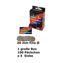 Steel Screen 20 mm Ø, Pack Of 100, 5 Pieces Each