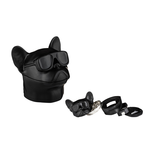 Super Heroes Grinder Hund Brille, Schwarz