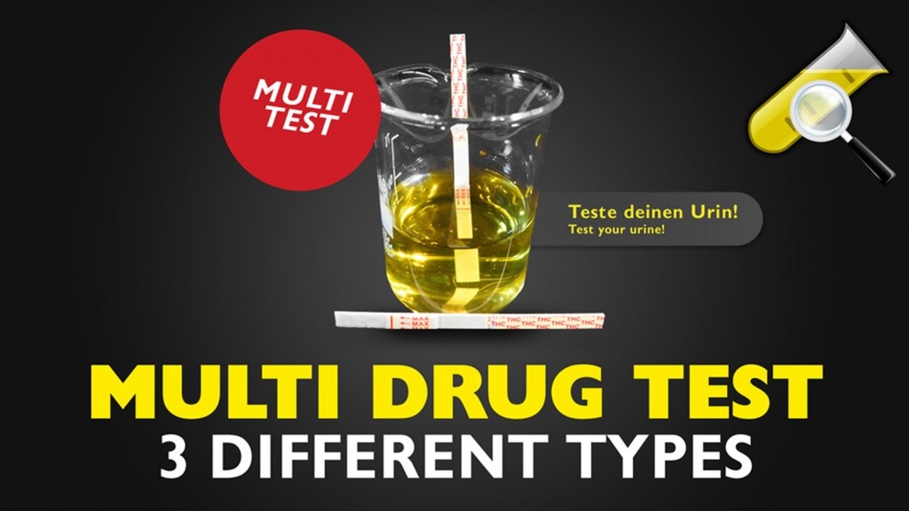 Urine Test Strips, Multi-drug Tests, 3-fold