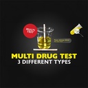 Urine Test Strips, Multi-drug Tests, 3-fold