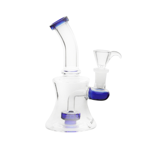 Wasserpfeife, Inside Drum/ Dab Rig, 15cm, Blau