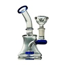 Wasserpfeife, Inside Drum/ Dab Rig, 15cm, Blau
