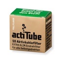 Actitube 6 mm Ø Extra Slim Active Filter 1x 10 Pack