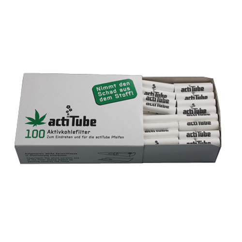 actiTube 8mmØ Aktivkohlefilter 1x 100 Pack