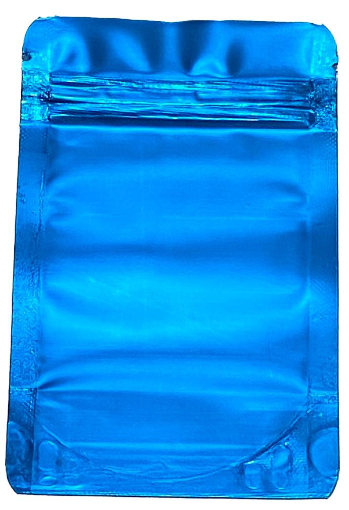 Mylar Bag 140 X 85 Mm, Pack Of 50, MATTE Blue