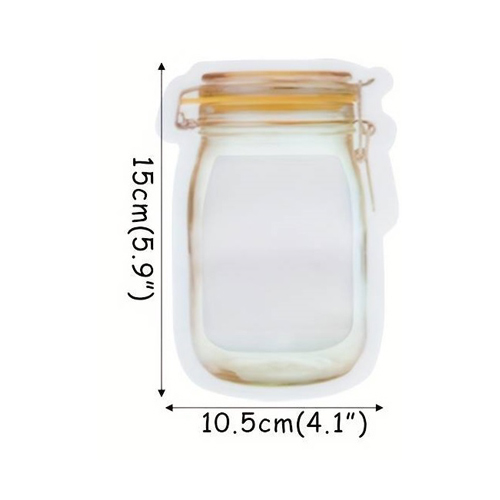 Mylarbeutel, JAR Shape, 150ml, VE25