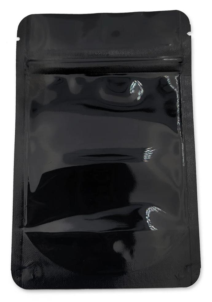 Mylar Bag 140 X 85 Mm, PU50, GLOSS Black