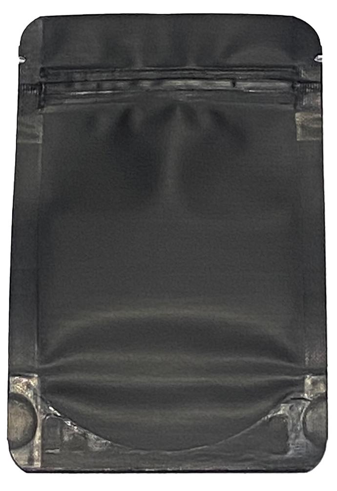 Mylarbeutel 140 x 85 mm, VE50, MATTE Schwarz