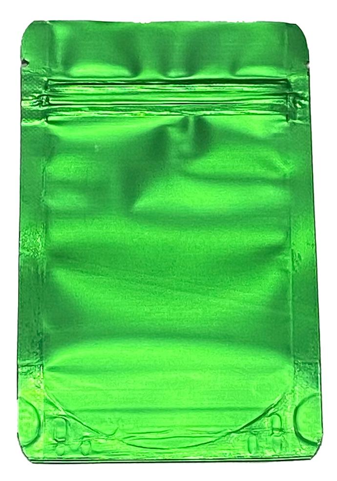Mylar Bag 140 X 85 Mm, Pack Of 50, MATTE Green