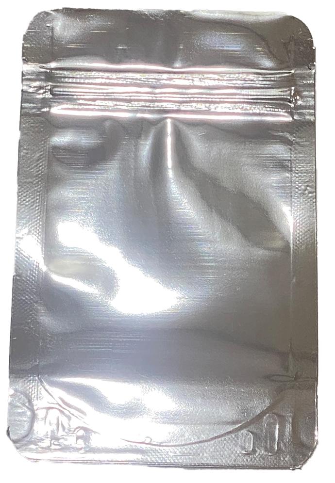 Mylar Bag 140 X 85 Mm, PU50, Silver
