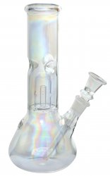 Glass Bong, Percolator + Holographic Effect, 20 cm