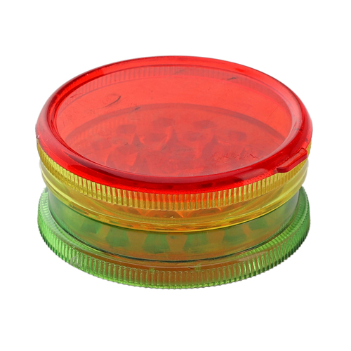 Acrylic Grinder, 50 mm Ø, With Container, RASTA Colors