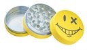Metal Grinder, 40mmø, 3-piece, Yellow Face