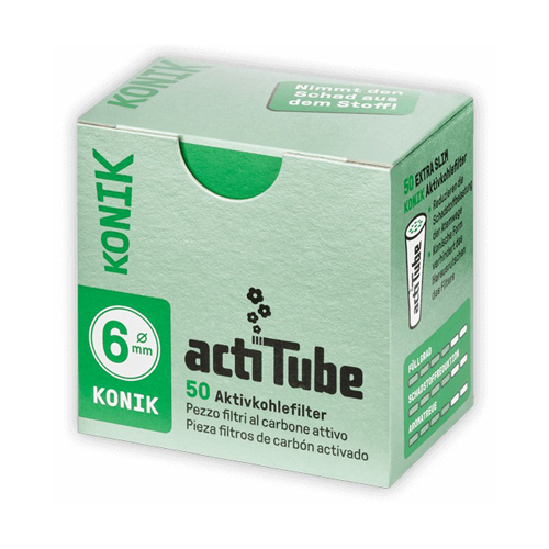 Actitube 6mmø KONIK Activated Carbon Filter 1x 50 Pack