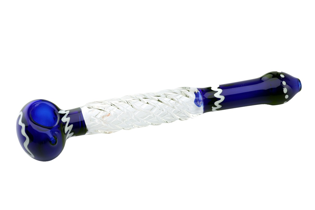 GLASS Long Pipe, approx. 25 cm Long, 30 mm Ø