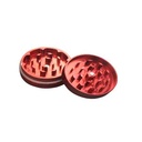 Aluminum Grinder 5 cm 2 Parts Red