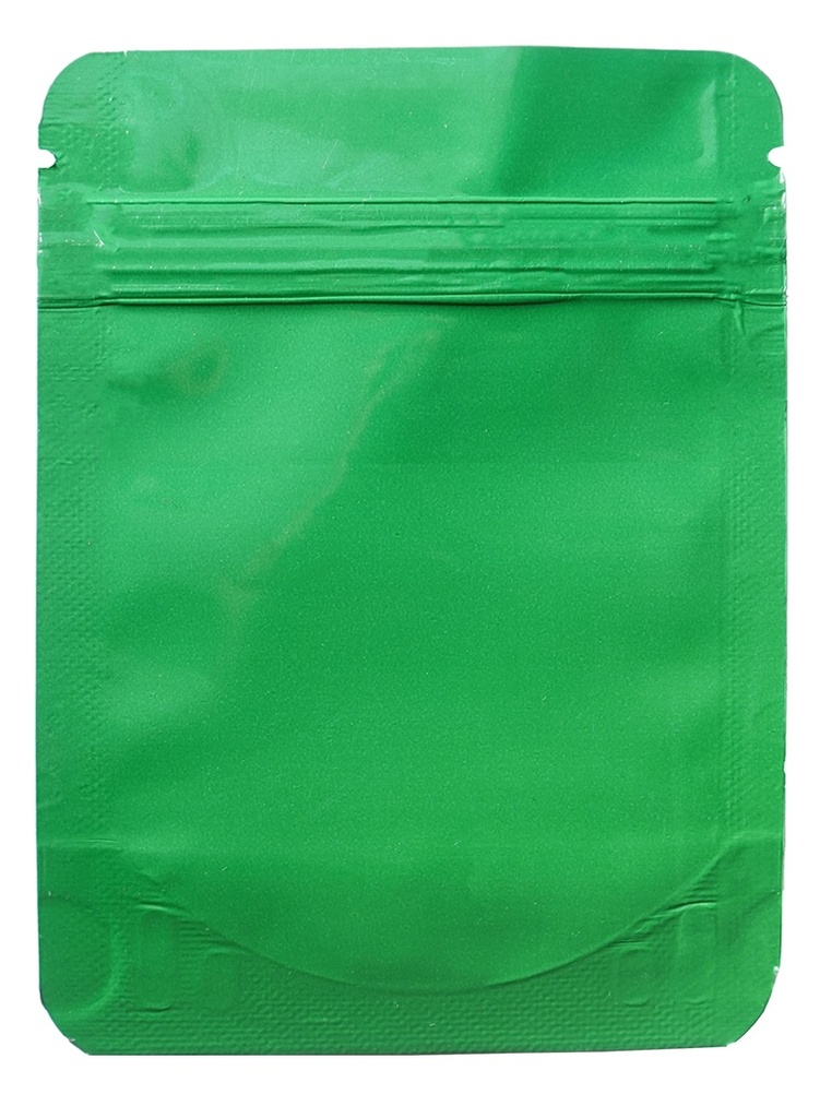 Mylar Bag 115 X 85 Mm, PU50, Matte Green