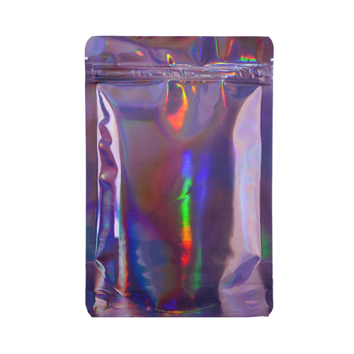 Mylarbeutel 190 x 130 mm, VE50, PURPLE HOLOGRAPHIC