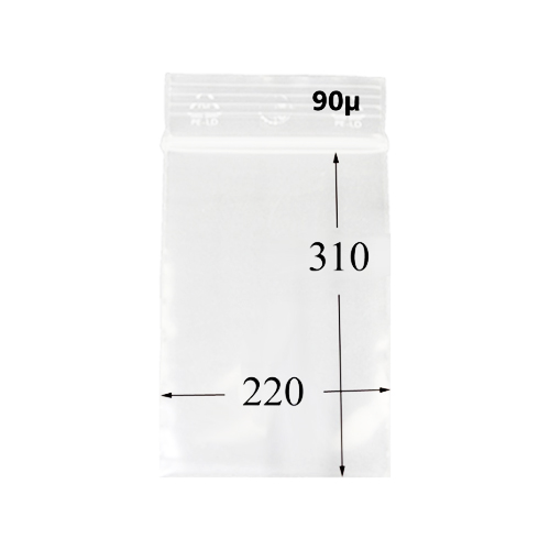 Poly Bag 22 X 31 Cm, THICK 90my, Bag Of 100