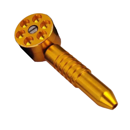 Six Shooter Pipe, ca.12cm, YELLOW