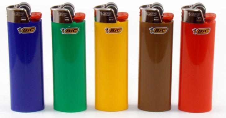 BIC Disposable Lighters, Maxi, Colorful, Pack Of 50