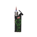 Green FACES SLIDECAP LIGHTER, VE50