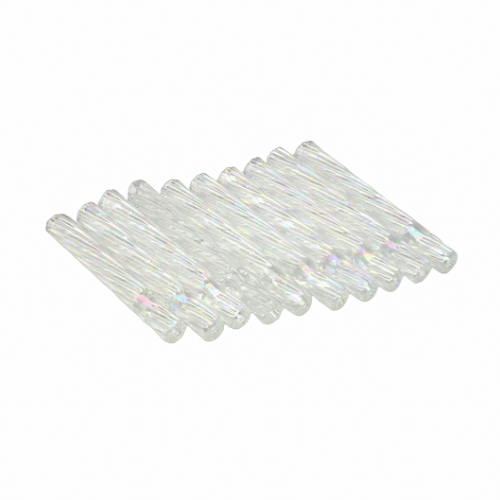 Glass One-hitter, approx. 9cm, Twisted Holo, VE10