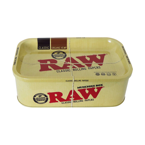 RAW Tin With Rolling Tray Lid