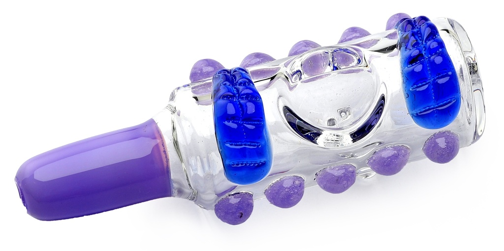 Glass Pipe, Slime Pipe, approx. 10.5 cm