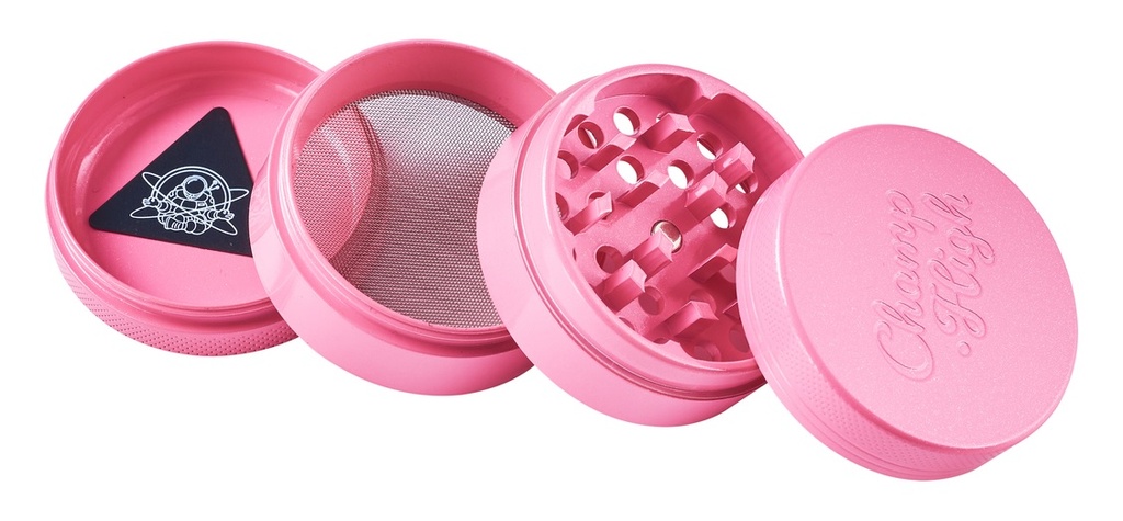 Metall-Grinder, 50mmØ, 4-teilig, Pink
