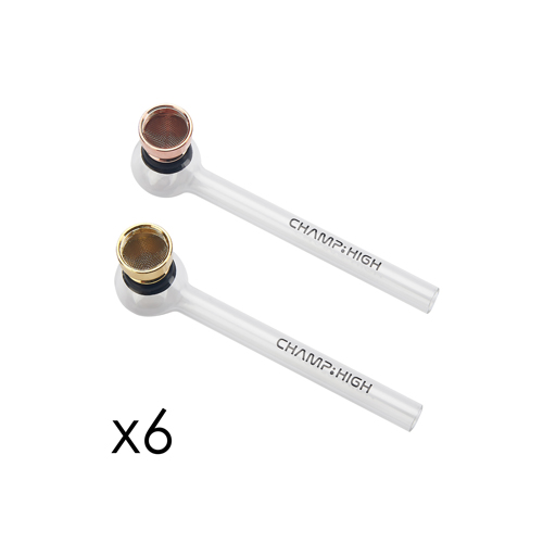 CLASSIC Glass PIPE, 12cm, 1 Piece